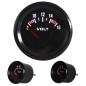 Preview: Voltmeter "Youngtimer", Rallye (21120V-2), Ø 52mm (8~16V), black
